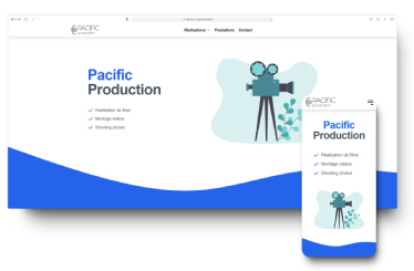 Site vitrine: Pacific production